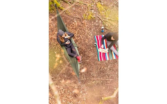 Amazonas Hammock Silk Traveller Thermo Green 5 Amazonas Hammock Silk Traveller Thermo Green - Image 3