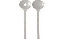 Mepal Bloom Salad Servers 2 Pieces Pebble White