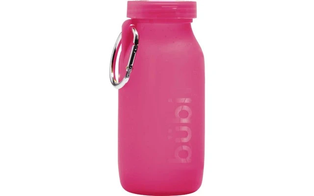 NTP Bübi Bottle Foldable Silicone Bottle Pink 414 Ml 8 NTP Bübi Bottle Foldable Silicone Bottle Pink 414 Ml - Image 6