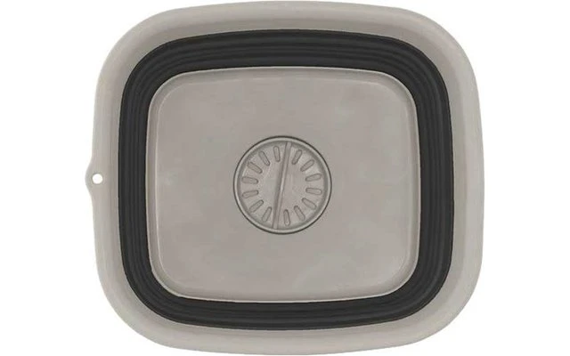 Outwell Collaps Wash Bowl Wash Bowl With Drain Grey 3 Outwell Collaps Wash Bowl Wash Bowl With Drain Grey