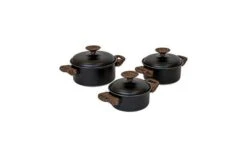 Bo-Camp Industrial Cookware Set Stewert Pot Set 3 Pieces