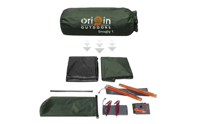 Origin Outdoors Snugly Tent 1 Person 5 Origin Outdoors Snugly Tent 1 Person - Image 3