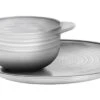 Brunner Bellagio Bouillon Bowl 2 Pieces 24 X 18 Cm White / Gray 1 Brunner Bellagio Bouillon Bowl 2 Pieces 24 X 18 Cm White / Gray -Fritz Berger 532032 3678754