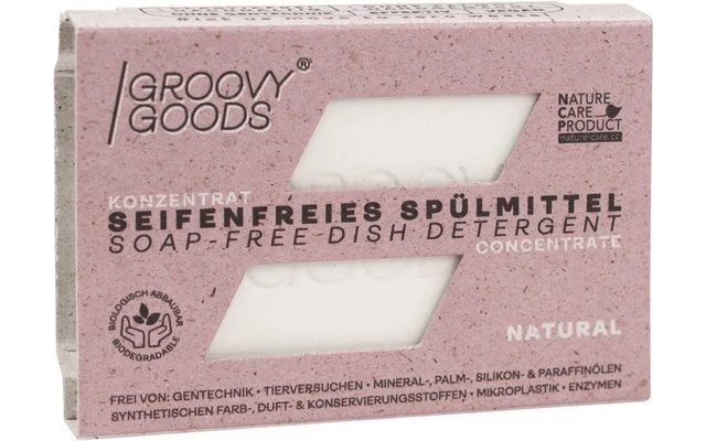 GroovyGoods Soap Free Dishwashing Liquid Natural 3 GroovyGoods Soap Free Dishwashing Liquid Natural