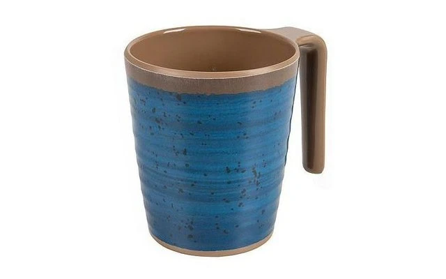 Bo-Camp Halo Handle Mug 4 Pieces Blue 4 Bo-Camp Halo Handle Mug 4 Pieces Blue - Image 2
