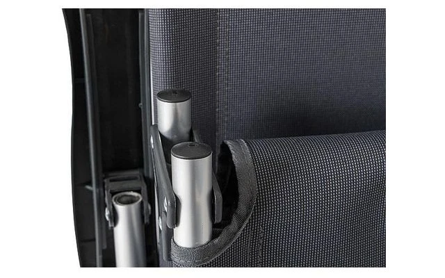 Bo-Camp Sun Lounger Adjustable Gray 8 Bo-Camp Sun Lounger Adjustable Gray - Image 6