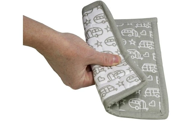 Prufz Potholder Caravan White / Gray 2 Pack 3 Prufz Potholder Caravan White / Gray 2 Pack