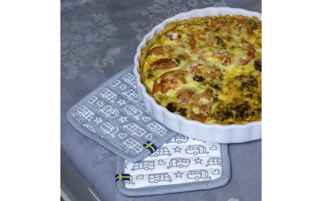 Prufz Potholder Caravan White / Gray 2 Pack 4 Prufz Potholder Caravan White / Gray 2 Pack - Image 2