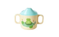 Rice Melamine Children's Tableware Set 4 Pieces With Swans Pink -Fritz Berger 559907 3692950