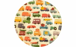 Rice Melamine Children's Plate Multi With Cars 22 Cm