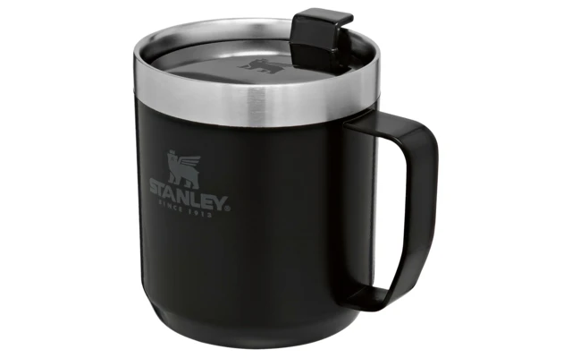 Stanley Classic Legendary Camping Mug 350 Ml Black Matt 5 Stanley Classic Legendary Camping Mug 350 Ml Black Matt - Image 3