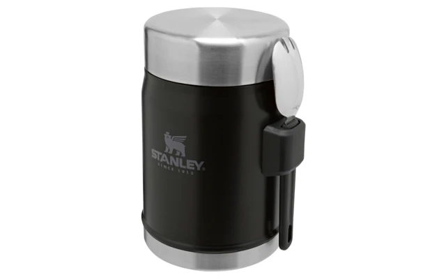 Stanley Classic Legendary Food Container With Spoon 0.4 Liter Black Matte 7 Stanley Classic Legendary Food Container With Spoon 0.4 Liter Black Matte - Image 5