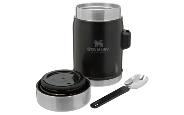 Stanley Classic Legendary Food Container With Spoon 0.4 Liter Black Matte 8 Stanley Classic Legendary Food Container With Spoon 0.4 Liter Black Matte - Image 6