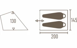 Tambu Yano Car Roof Tent For 2 People Brown