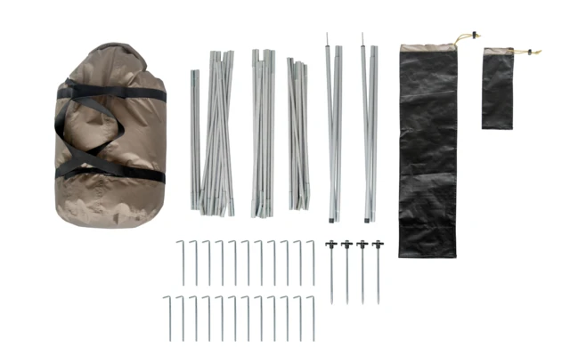 Tambu Nihaita 5 Person Family Tunnel Tent Brown 4 Tambu Nihaita 5 Person Family Tunnel Tent Brown - Image 2