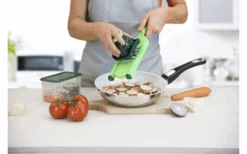 Nicer Dicer Speed Light Set Vegetable Slicer 5 Pieces Green