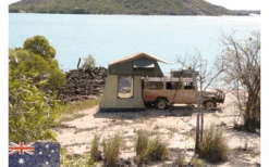 Gordigear Roof Tent 165 Plus For 3 People With Awning 165 X 320 Cm Gray