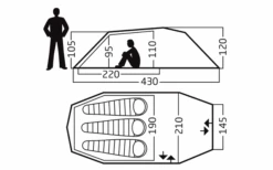 Nordisk Oppland 3 PU Trekking Tent For 3 People Dark Olive -Fritz Berger 589723 4290999