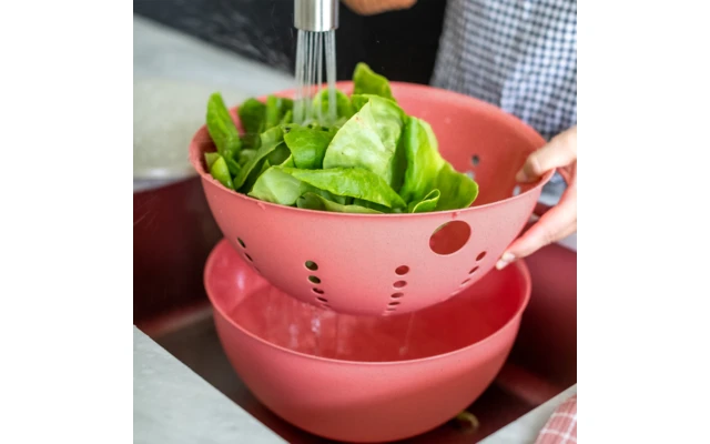 Koziol Strainer Palsby Drainer Nature Leaf Green 4 Koziol Strainer Palsby Drainer Nature Leaf Green - Image 2