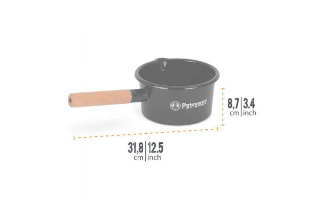 Petromax Enamel Saucepan 0.5 Liters White 5 Petromax Enamel Saucepan 0.5 Liters White - Image 3