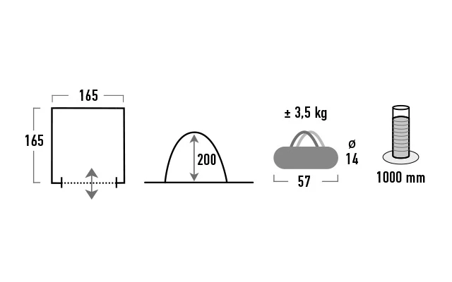 High Peak Multipurpose Tent Lido 7 High Peak Multipurpose Tent Lido - Image 5