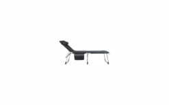 Crespo AA-363 Lounger Air Elite Deck Chair Dark Gray