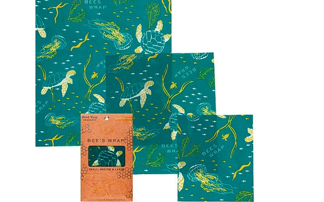 Bees Wrap Beeswax Cloth 3-pack Mixed Original 6 Bees Wrap Beeswax Cloth 3-pack Mixed Original - Image 4