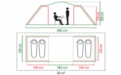 Coleman Spruce Falls 4 Tunnel Tent 11 Coleman Spruce Falls 4 Tunnel Tent -Fritz Berger 629239 4441127