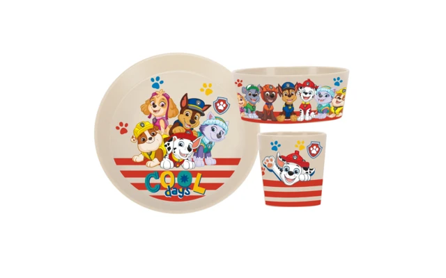 Koziol Connect Paw Patrol Tableware Set 3 Pieces Cream 3 Koziol Connect Paw Patrol Tableware Set 3 Pieces Cream