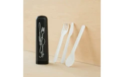Bioloco To Go Cutlery Set - Food Is Love