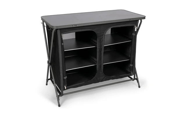 Kampa Zara Camping Cabinet Black 110 X 53.5 X 90 Cm 3 Kampa Zara Camping Cabinet Black 110 X 53.5 X 90 Cm