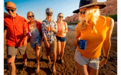 GSI Bugaboo Aluminum Cup With Folding Handles And Measuring Scale 415 Ml Orange -Fritz Berger 655227 4581177 1