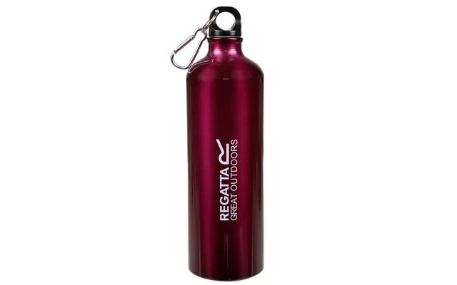Regatta Alu Bottle Drinking Bottle 1 Liter Red 4 Regatta Alu Bottle Drinking Bottle 1 Liter Red - Image 2