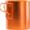 GSI Bugaboo Aluminum Cup With Folding Handles And Measuring Scale 415 Ml Orange 1 GSI Bugaboo Aluminum Cup With Folding Handles And Measuring Scale 415 Ml Orange -Fritz Berger 662088 4581240 1