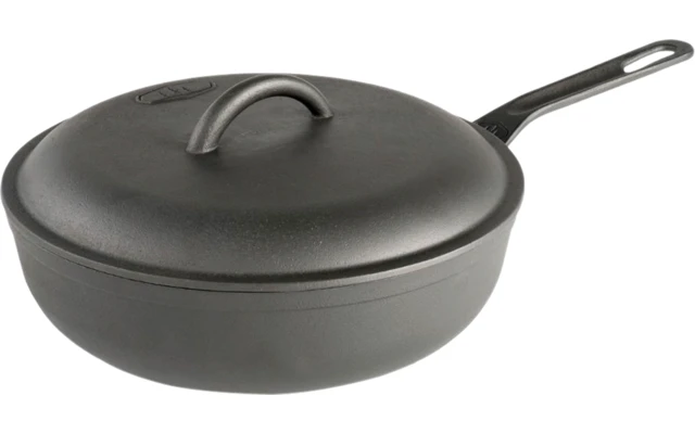 GSI Deep Cast Iron Pan 25.4 Cm 3 GSI Deep Cast Iron Pan 25.4 Cm