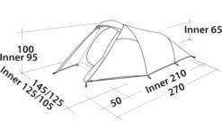 Easy Camp Energy 200 Tunnel Tent -Fritz Berger 669807 4589439