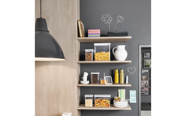 Rotho Loft Premium Box Square 0.5 Liters Lime Green 3 Rotho Loft Premium Box Square 0.5 Liters Lime Green