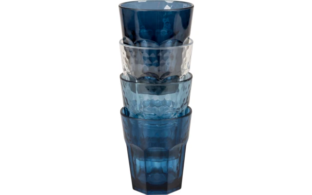 Bo-Camp Tink Glass Mix&Match 4st 200 Ml Blue 3 Bo-Camp Tink Glass Mix&Match 4st 200 Ml Blue