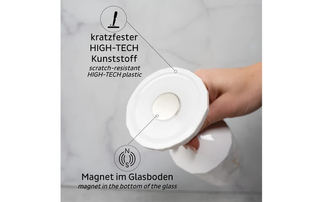 Silwy Magnet Plastic Glass WEIN CHEERS WHITE 0,3l 4 Silwy Magnet Plastic Glass WEIN CHEERS WHITE 0,3l - Image 2