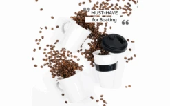 Silwy Porcelain Magnetic Handle Cups REISELUST Set Of 2 Incl. Metal Nano Gel Pads BLACK 15 Silwy Porcelain Magnetic Handle Cups REISELUST Set Of 2 Incl. Metal Nano Gel Pads BLACK -Fritz Berger 706493 4793528