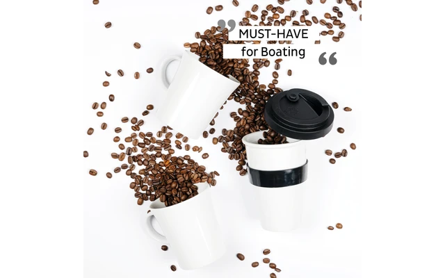 Silwy Porcelain Magnetic Handle Cups REISELUST Set Of 2 Incl. Metal Nano Gel Pads BLACK 9 Silwy Porcelain Magnetic Handle Cups REISELUST Set Of 2 Incl. Metal Nano Gel Pads BLACK - Image 7