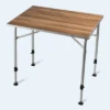 Dometic Zero Light Oak Medium Camping Table With Adjustable Legs 60 X 80 Cm -Fritz Berger 708698 4838639