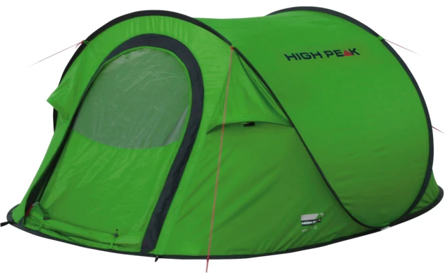 High Peak Vision 3 Single Roof 3 Person Pop Up Throw Tent Green 4 High Peak Vision 3 Single Roof 3 Person Pop Up Throw Tent Green - Image 2