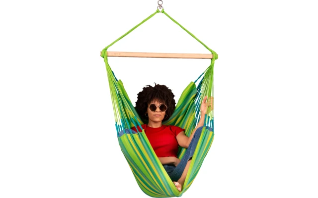 La Siesta Domingo Hanging Chair Basic Outdoor Sea Salt 7 La Siesta Domingo Hanging Chair Basic Outdoor Sea Salt - Image 5
