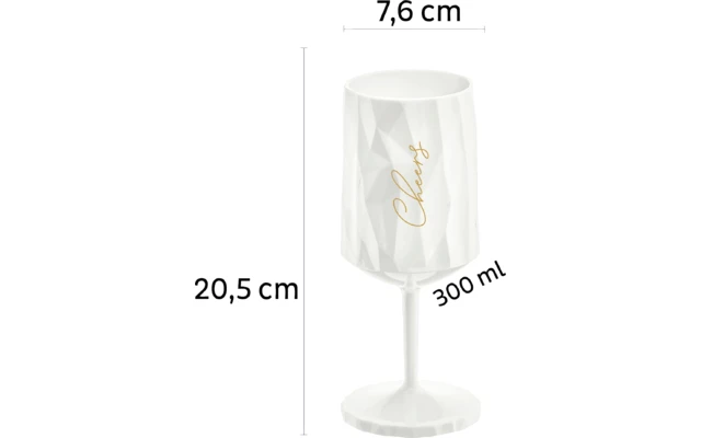 Silwy Magnet Plastic Glass WEIN CHEERS WHITE 0,3l 9 Silwy Magnet Plastic Glass WEIN CHEERS WHITE 0,3l - Image 7