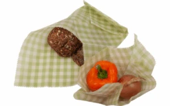 Origin Outdoors Beeswax Cloths Set Of 2 Light Green Checkered -Fritz Berger 720446 4922057