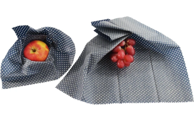 Origin Outdoors Beeswax Cloth Set Of 2 Dark Construction Dotted 4 Origin Outdoors Beeswax Cloth Set Of 2 Dark Construction Dotted - Image 2