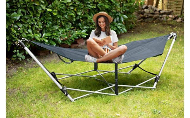 Hoberg Hammock With Foldable Frame And Carry Bag 3 Hoberg Hammock With Foldable Frame And Carry Bag