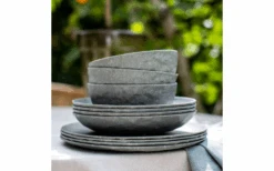 Koziol Club Plate Plate Deep 220 Mm Nature Wood -Fritz Berger 727532 4915592