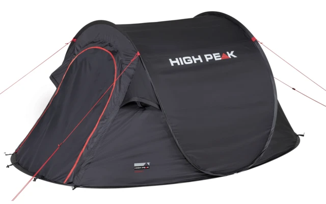 High Peak Vision 3 Single Roof 3 Person Pop Up Throw Tent Black 9 High Peak Vision 3 Single Roof 3 Person Pop Up Throw Tent Black - Image 7